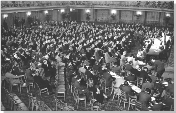 The Chicago Conference ran from November 1 to December 7, 1944 and was attended by 700 delegates from 52 States