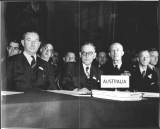Australian Delegation. Second from left ,Hon A. S. Drakeford, head of delegation