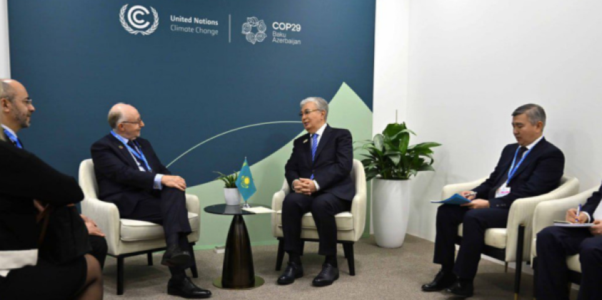 ICAO Council President and President of Kazakhstan address global aviation priorities at COP29