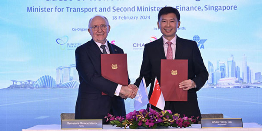ICAO and Singapore renew commitment to aviation training